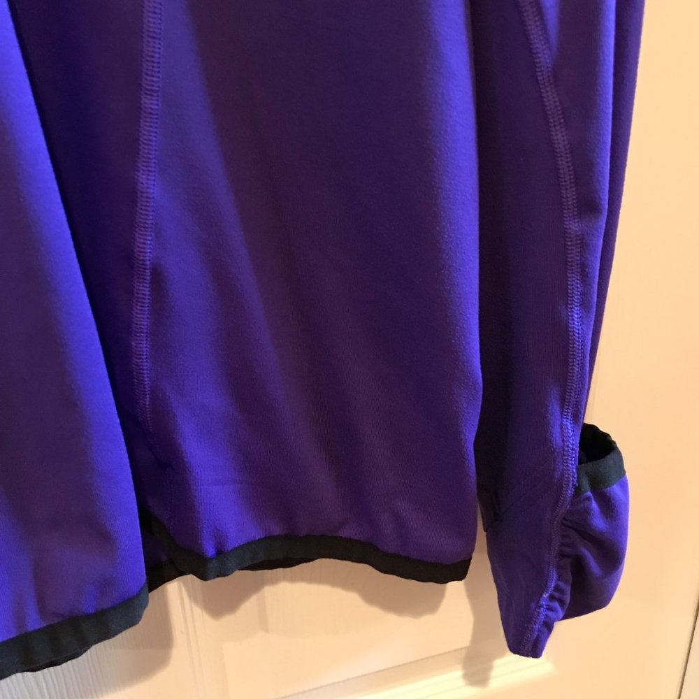 RL Lauren Ralph Lauren Zip Front Running Pullover Top Large - Picture 7 of 8